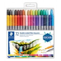 ESTUCHE DE PLÁSTICO CON 72 ROTULADORES, COLORES SURTIDOS STAEDTLER 3200 TB72 (Espera 4 dias) en Huesoi